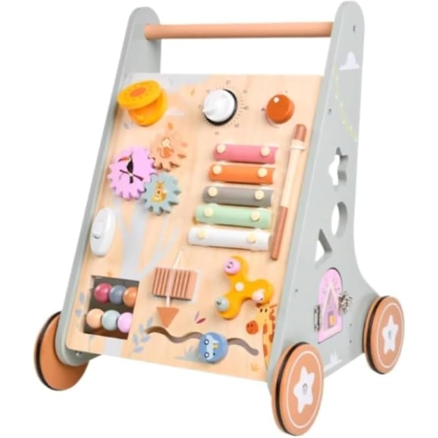 菊【ほぼ未使用超美品‼️】エデュテ　手押し車　木製 知育玩具 楽天市場】【1年保証】名入れ無料 知育玩具 手押し車 ベビー